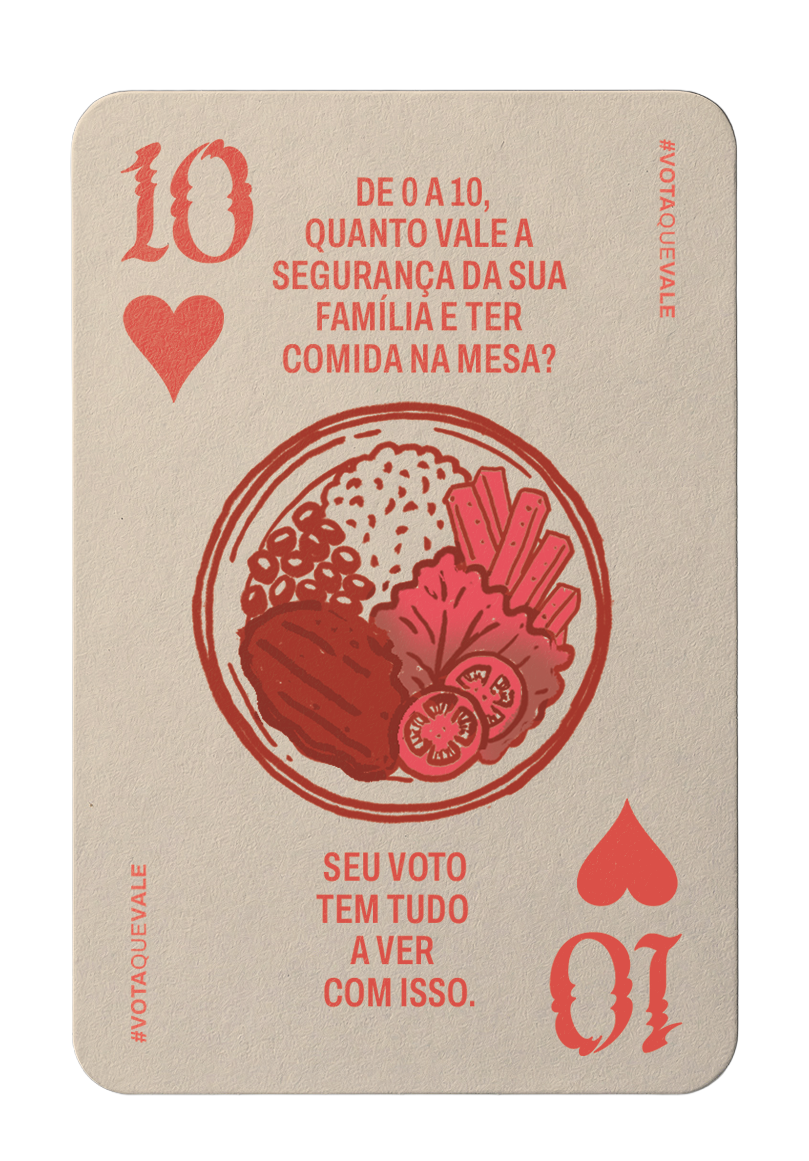 Carta 10 de hearts: carta