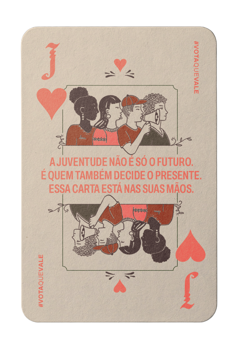 Carta J de hearts: carta